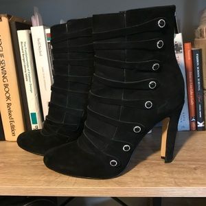 Karl Lagerfeld military booties